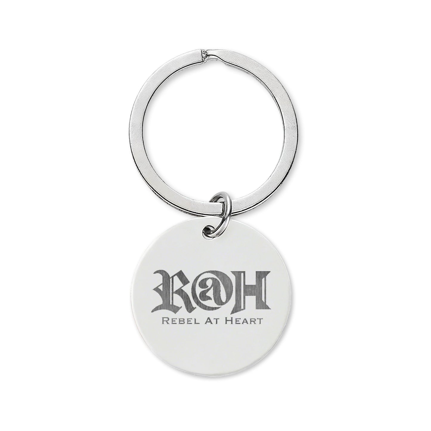 Engraved “Rebellious” Keychain