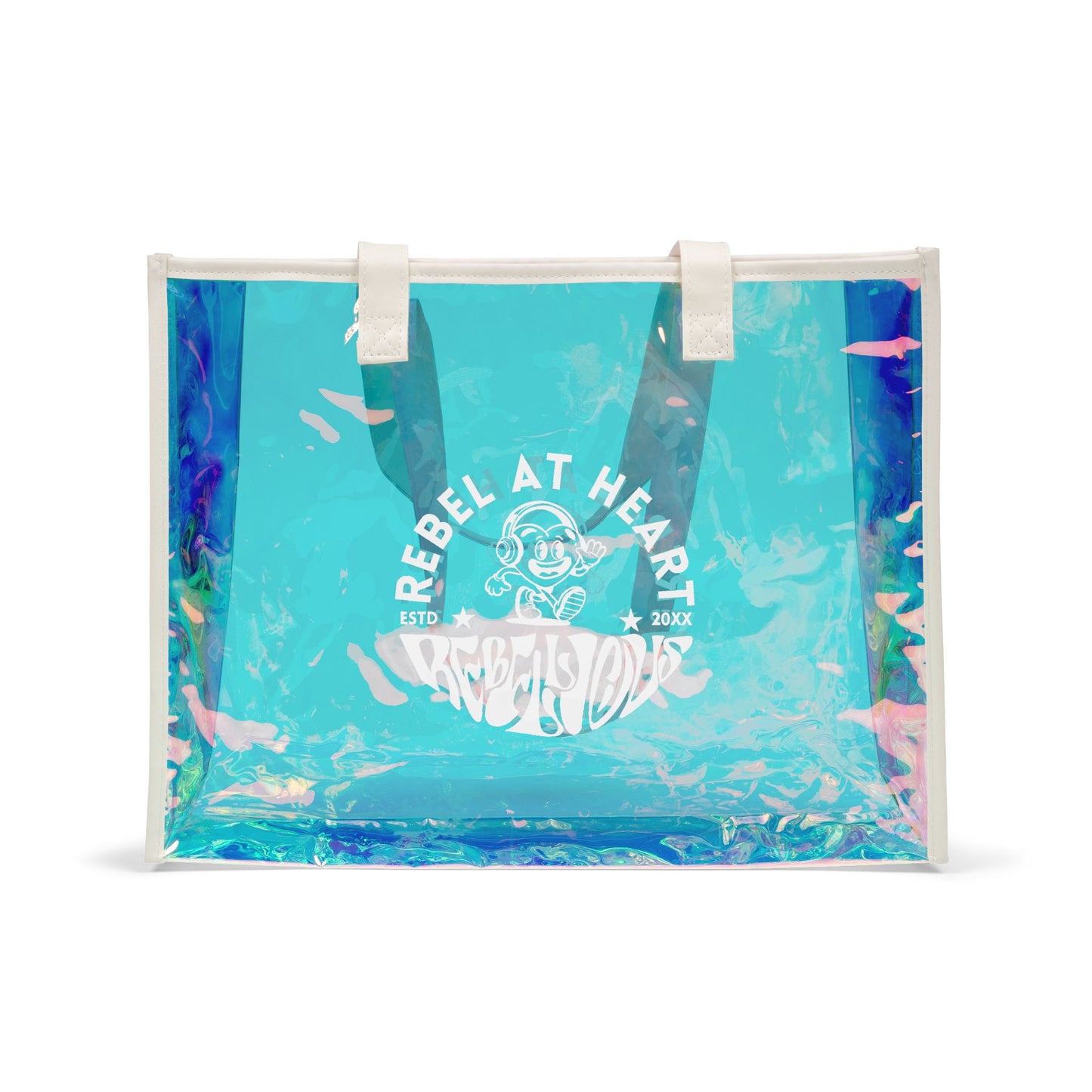 “Old Skool” Iridescent Tote