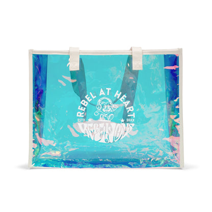 “Old Skool” Iridescent Tote