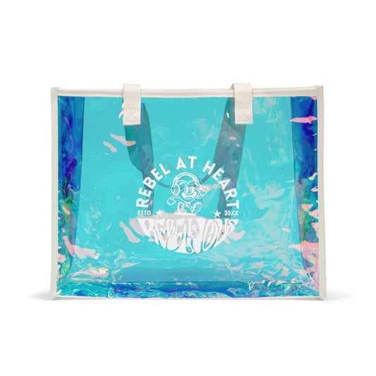 “Old Skool” Iridescent Tote