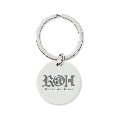 Engraved “Rebellious” Keychain